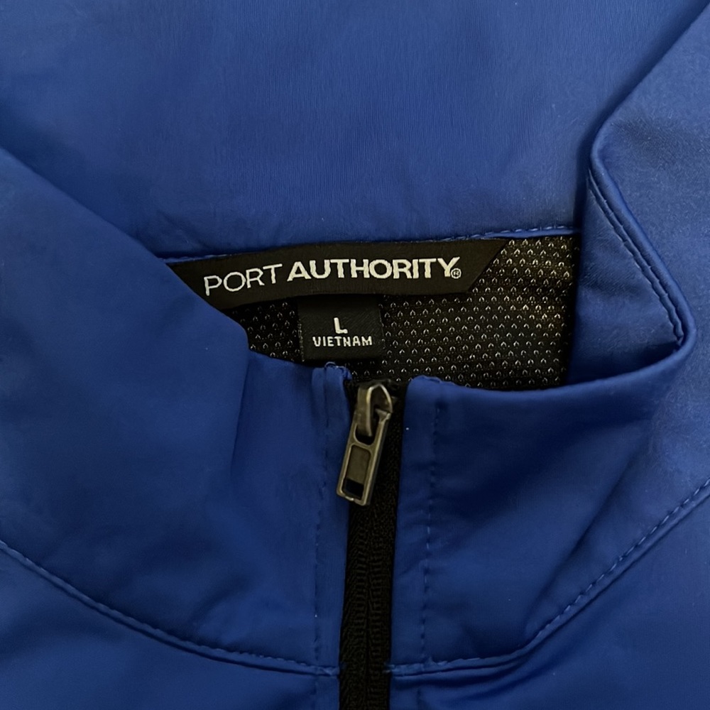 Port authority mens blue pullover with SBA Golf classic logo on the arm large - Picture 3 of 5